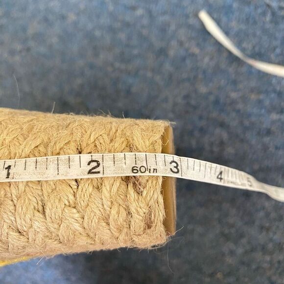 Chaps women 8 slip on strappy 3” wedge sandals w/stretchy straps yellow - Picture 7 of 7